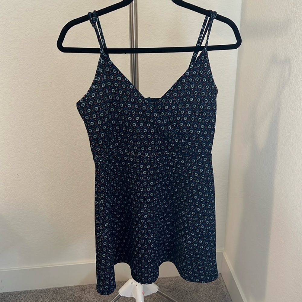 Floral Blue Summer Dress